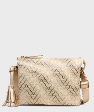 Sac besace multicompartiment femme vue1 - GEMO (ACCESS) - GEMO