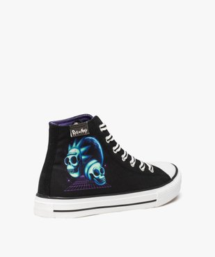 Baskets homme en toile montante Rick and Morty vue4 - RICK ET MORTY - GEMO
