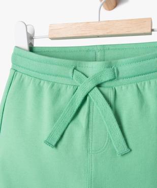 Short en maille avec ceinture bord-côte bébé garçon vue2 - GEMO(BEBE DEBT) - GEMO
