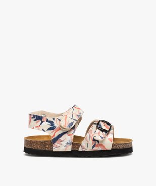 Sandales bébé avec brides à motifs exotiques vue1 - GEMO 4G BEBE - GEMO