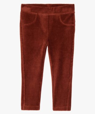 Leggings bébé fille en velours côtelé vue1 - GEMO(BEBE DEBT) - GEMO