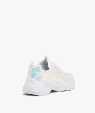 Baskets femme running irisées à lacets - Fila Alamo vue4 - FILA - Nikesneakers