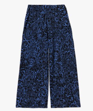 Pantalon 7/8e ample en maille imprimée femme vue4 - GEMO(FEMME PAP) - GEMO