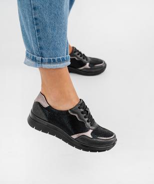 Baskets confort à lacets élastiques et semelle à mémoire de forme femme - g'flex vue1 - G'FLEX - GEMO