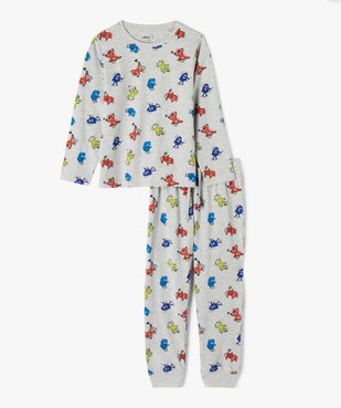 Pyjama à motifs monstres multicolores garçon vue1 - GEMO (ENFANT) - GEMO