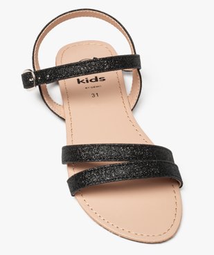 Sandales filles à brides fines brillantes vue5 - GEMO (ENFANT) - GEMO