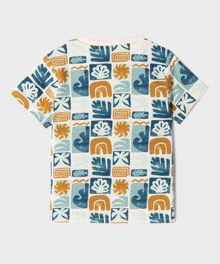 Tee-shirt manches courtes imprimés bébé garçon (lot de 2) vue4 - GEMO(BEBE DEBT) - GEMO
