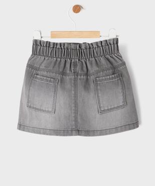 Jupe courte en jean bébé fille vue4 - GEMO(BEBE DEBT) - GEMO