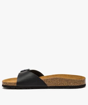 Mules femme à large bride et semelle intérieure cuir vue3 - GEMO (CASUAL) - GEMO