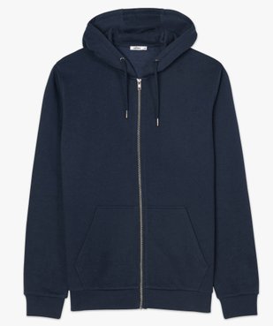 Sweat homme à capuche contenant du coton bio vue4 - GEMO C4G HOMME - GEMO