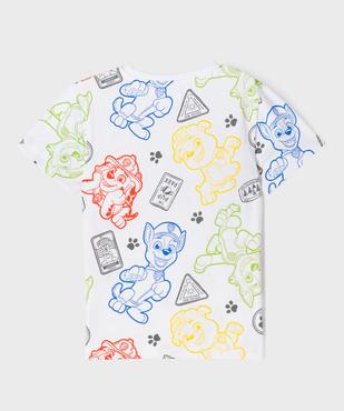 Tee-shirt manches courtes avec motifs chiens garçon - Pat Patrouille vue3 - PAT PATROUILLE - GEMO