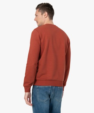 Sweat homme avec intérieur molletonné vue3 - GEMO (HOMME) - GEMO