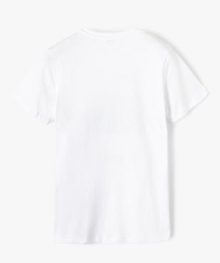 Tee-shirt garçon à manches courtes à message vue3 - GEMO (JUNIOR) - GEMO