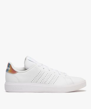 Baskets retro tennis unies à lacets femme – Adidas vue2 - ADIDAS - GEMO