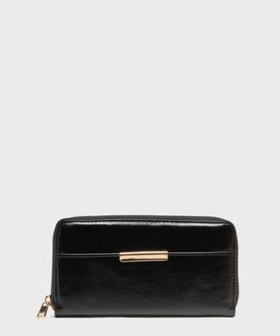 Portefeuille avec fermeture zippée femme vue1 - GEMO (ACCESS) - GEMO