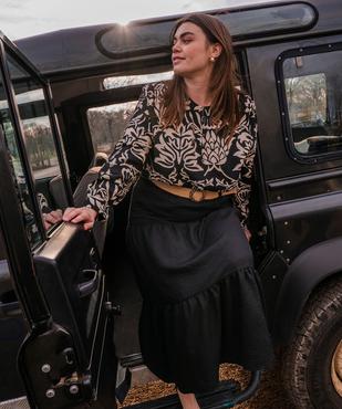 Blouse imprimée femme grande taille vue1 - GEMO 4G GT - GEMO