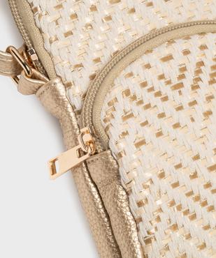 Pochette en matière métallisées et textile femme vue3 - GEMO (ACCESS) - GEMO