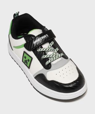 Baskets à scratch garçon - Minecraft vue5 - MINECRAFT - GEMO