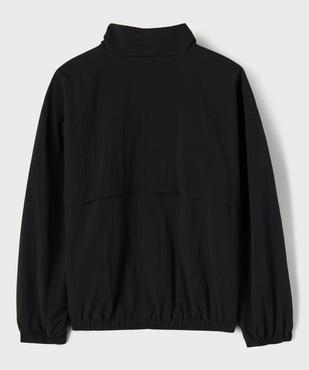 Veste de sport zippée à col montant et doublure mesh garçon vue5 - GEMO (JUNIOR) - GEMO