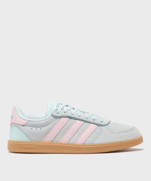 Baskets Breaknet Sleek dessus cuir femme - Adidas vue1 - ADIDAS - GEMO