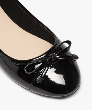 Ballerines femme à talon plat unies et vernies vue6 - GEMO(URBAIN) - GEMO