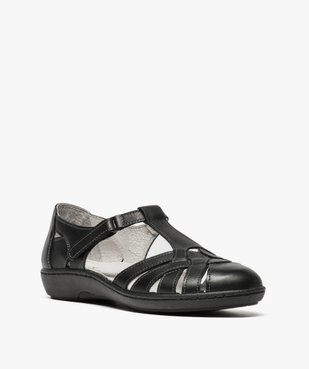Chaussures confort femme avec entrelacs de brides vue2 - GEMO (CONFORT) - GEMO