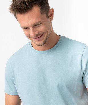 Tee-shirt homme à manches courtes et col rond vue2 - GEMO (HOMME) - GEMO