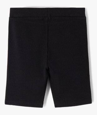 Short fille cycliste en maille côtelée vue4 - GEMO 4G FILLE - GEMO