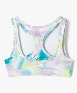 Brassière de sport à dos ouvert fille vue3 - GEMO (ENFANT) - GEMO