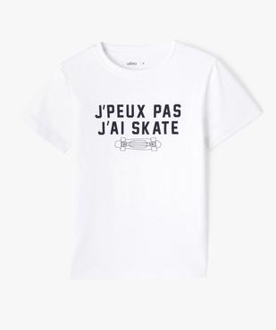Tee-shirt à manches courtes garçon avec motif vue1 - GEMO (ENFANT) - GEMO