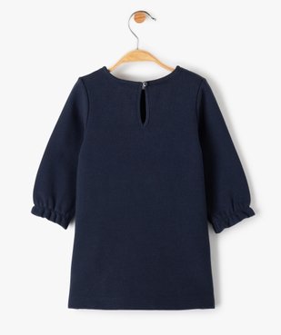 Robe bébé fille en maille avec col dentelle - LuluCastagnette vue5 - LULUCASTAGNETTE - GEMO