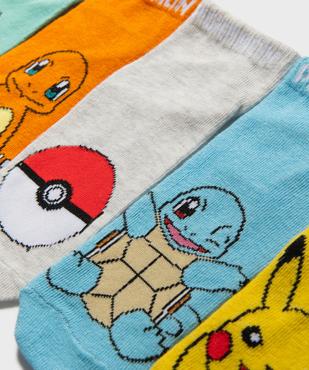 Chaussettes ultra courtes imprimées garçon - Pokémon (lot de 5 paires) vue2 - POKEMON - GEMO