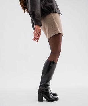 Bottes cavalières à talon haut femme vue1 - FOLLOW ME - GEMO