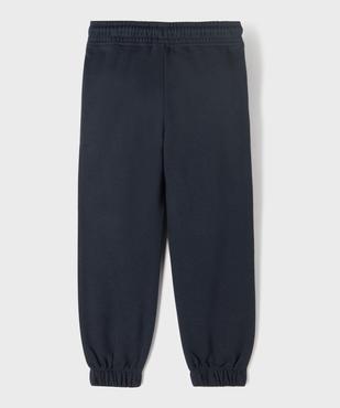 Pantalon de jogging avec taille ajustable fille vue3 - GEMO 4G FILLE - GEMO