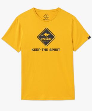 Tee-shirt manches courtes imprimé homme - Roadsign vue4 - ROADSIGN D - GEMO