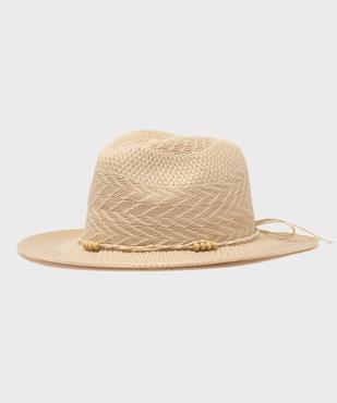 Chapeau panama tissé femme vue1 - GEMO (ACCESS) - GEMO