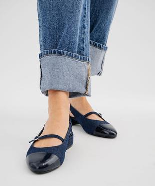 Jean cropped straight taille normale femme vue3 - GEMO 4G FEMME - GEMO