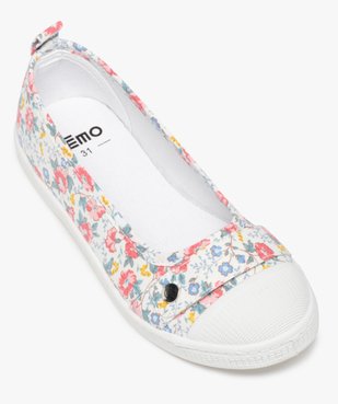 Ballerines fille en toile avec bout renforcé vue5 - GEMO (ENFANT) - GEMO