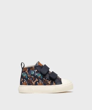 Chaussures montantes à scratch en matière déperlante bébé garçon vue1 - BUGGY - GEMO