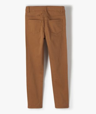 Pantalon fille coupe slim avec fleurs brodées vue6 - GEMO (ENFANT) - GEMO
