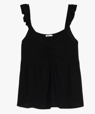 Blouse femme ample à bretelles volantées vue4 - GEMO(FEMME PAP) - GEMO
