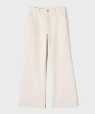 Pantalon large et fluide fille vue1 - GEMO (JUNIOR) - GEMO