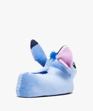 Chaussons fille pantoufle en forme Stitch - Disney vue4 - DISNEY - GEMO