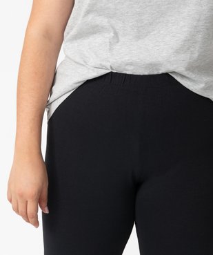 Legging femme grande taille uni longueur 7/8ème vue2 - GEMO 4G GT - GEMO