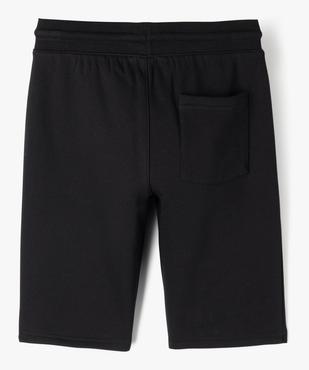 Bermuda en jersey molletonné et taille élastiquée garçon vue3 - GEMO (JUNIOR) - GEMO