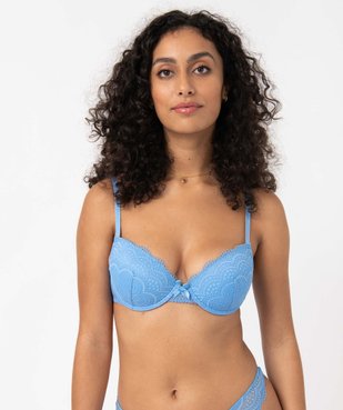 Soutien-gorge corbeille en dentelle à armatures femme vue2 - GEMO(HOMWR FEM) - GEMO