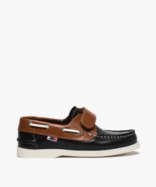 Chaussures bateau garçon dessus cuir à scratch vue1 - Nikesneakers (ENFANT) - Nikesneakers