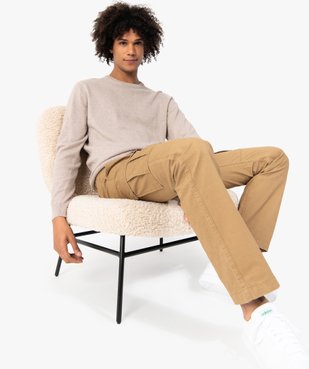Pantalon homme baggy avec bas ajustable vue1 - GEMO (HOMME) - GEMO