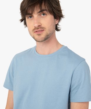 Tee-shirt homme à manches courtes et col rond vue2 - GEMO (HOMME) - GEMO