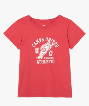 Tee-shirt femme à manches courtes avec motif – Camps United vue3 - CAMPS UNITED - GEMO